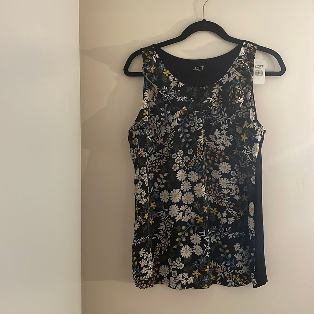 tank top floral daisy blouse